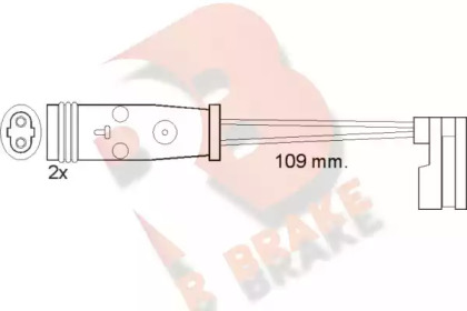 Контакт R BRAKE 610483RB